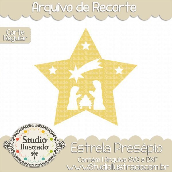 Estrela Presépio - Studio Ilustrado